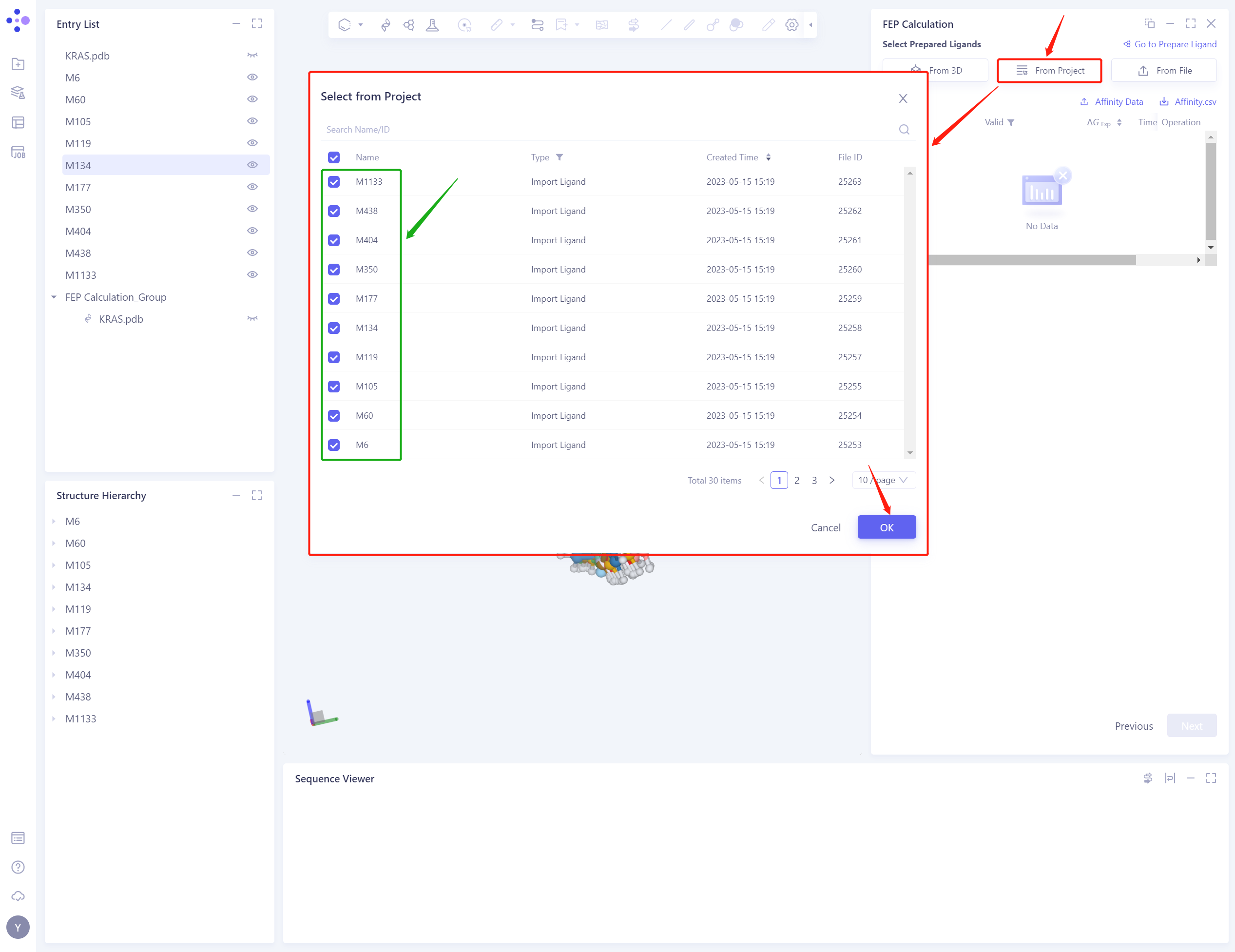 FEP Calculation | Hermite Docs