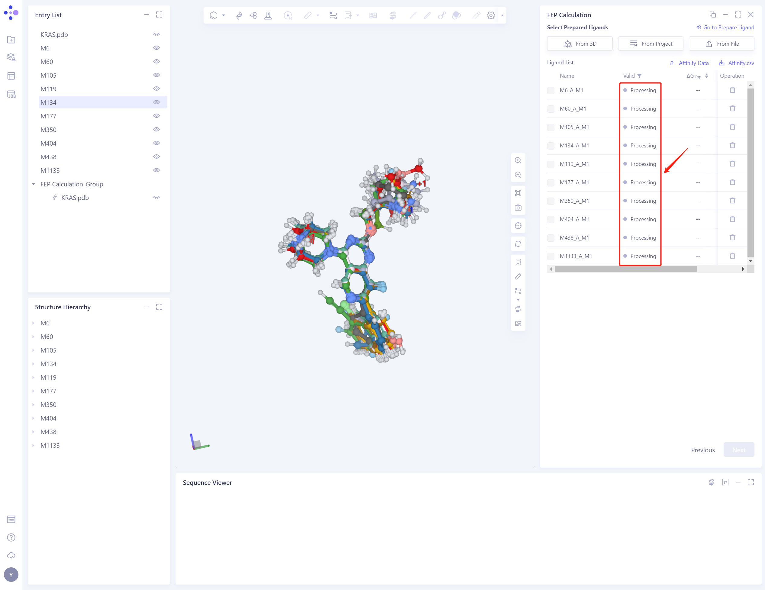 FEP Calculation | Hermite Docs