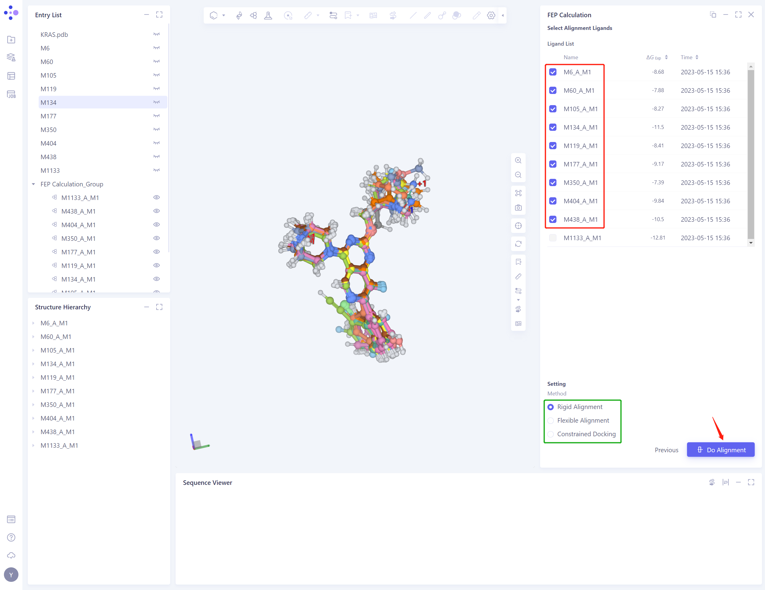 FEP Calculation | Hermite Docs