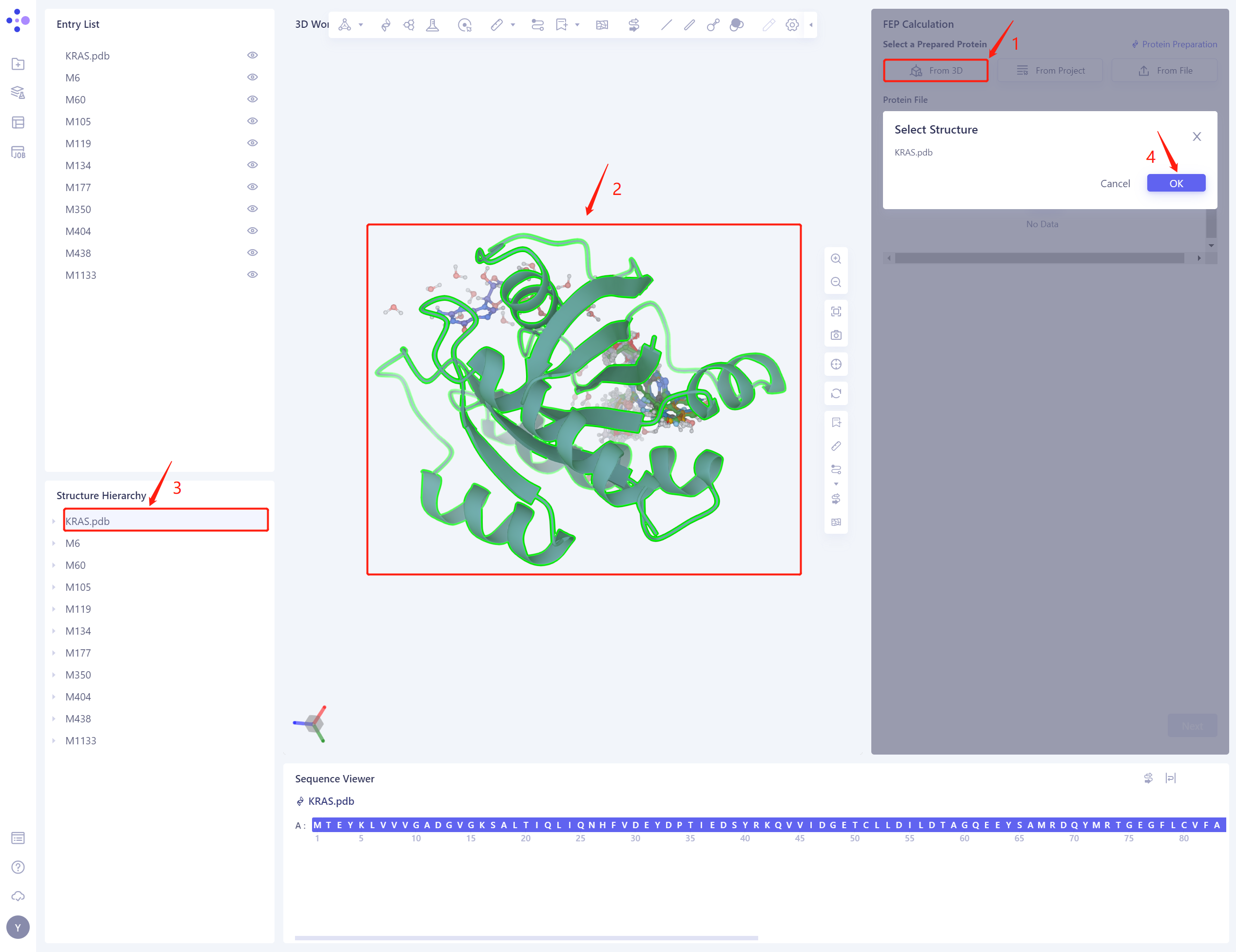 FEP Calculation | Hermite Docs