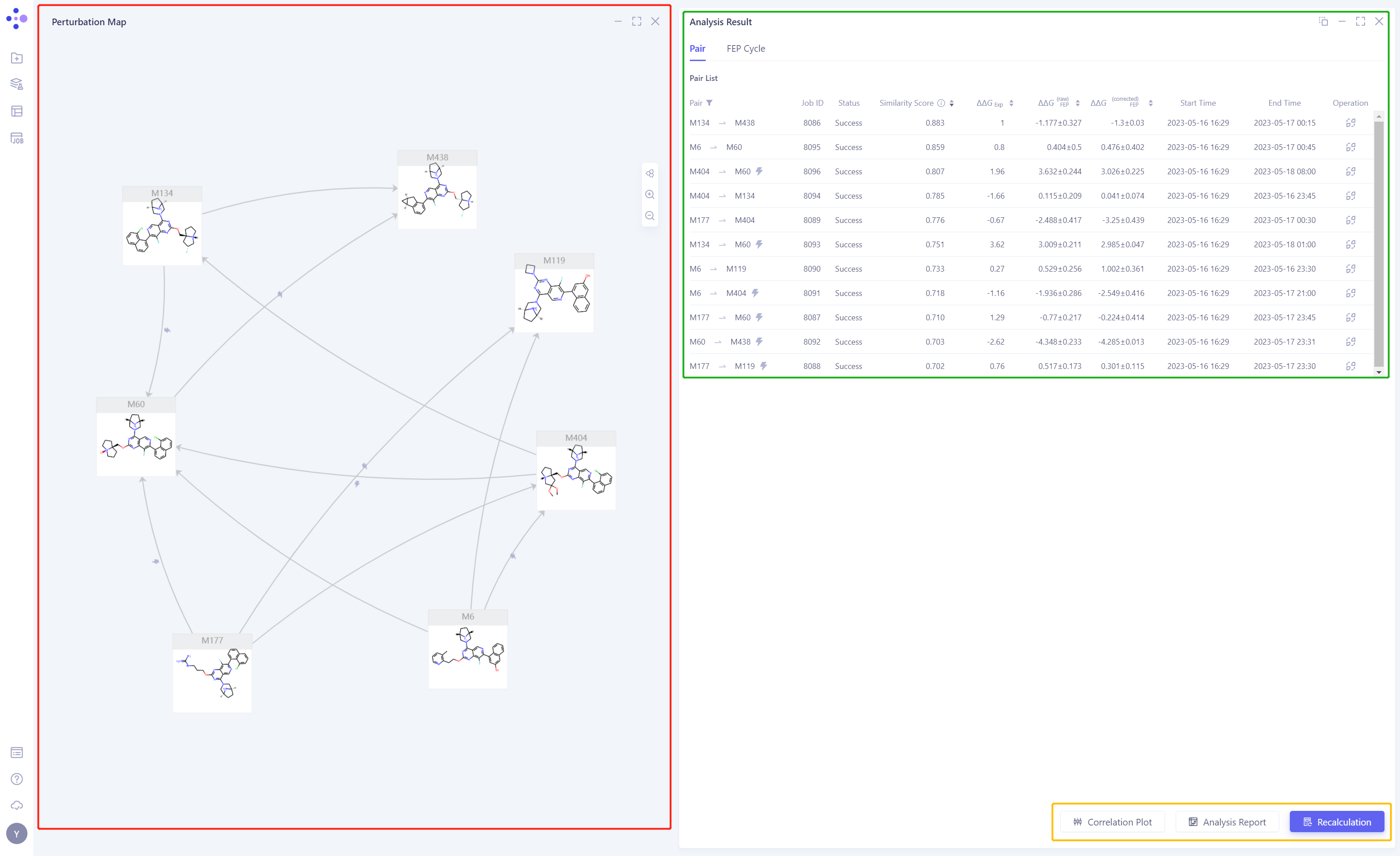 FEP Calculation | Hermite Docs