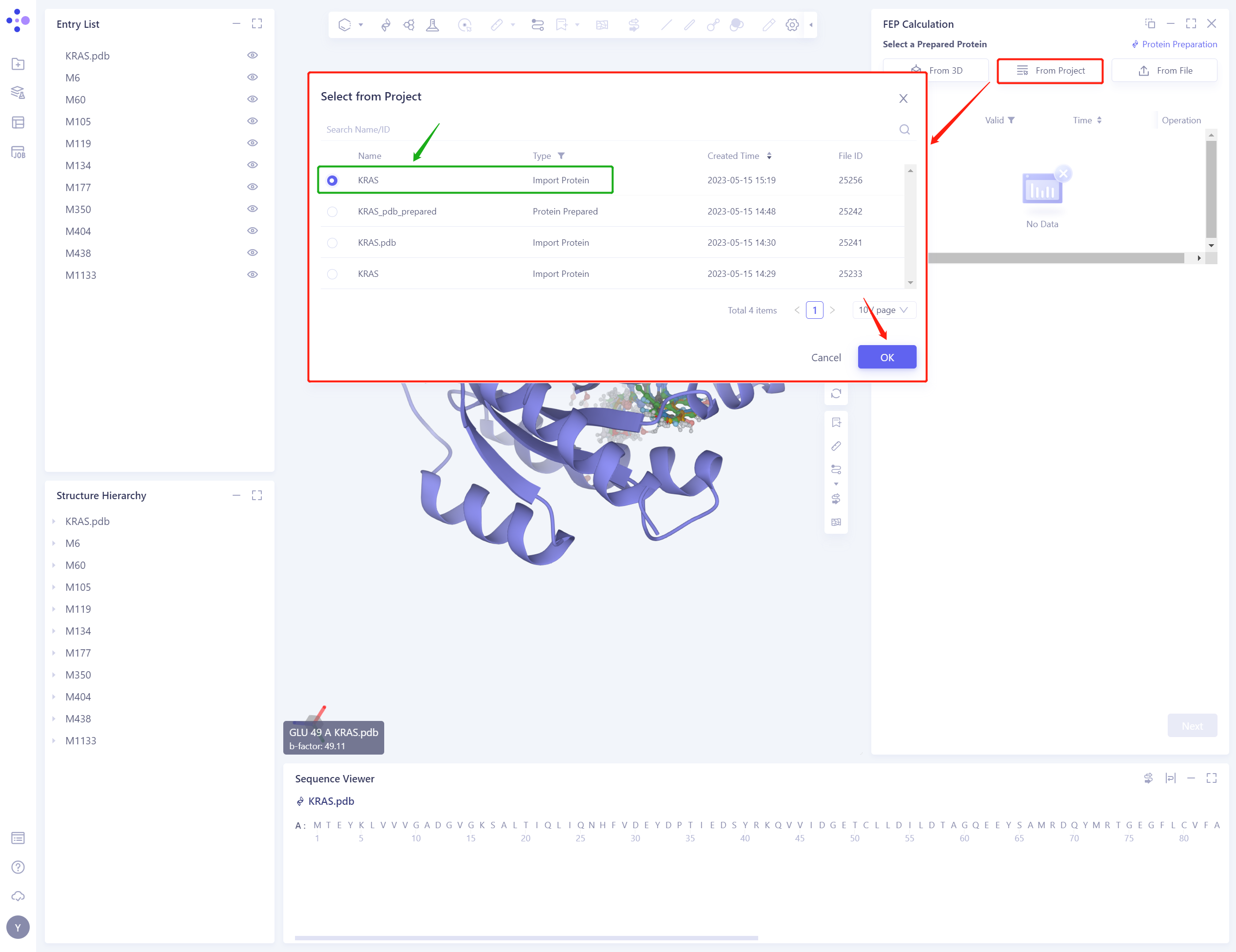 FEP Calculation | Hermite Docs
