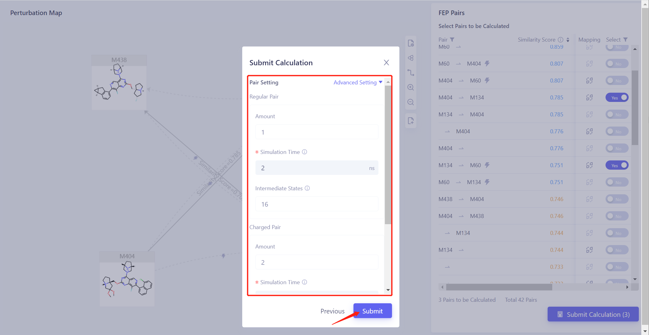 FEP Calculation | Hermite Docs