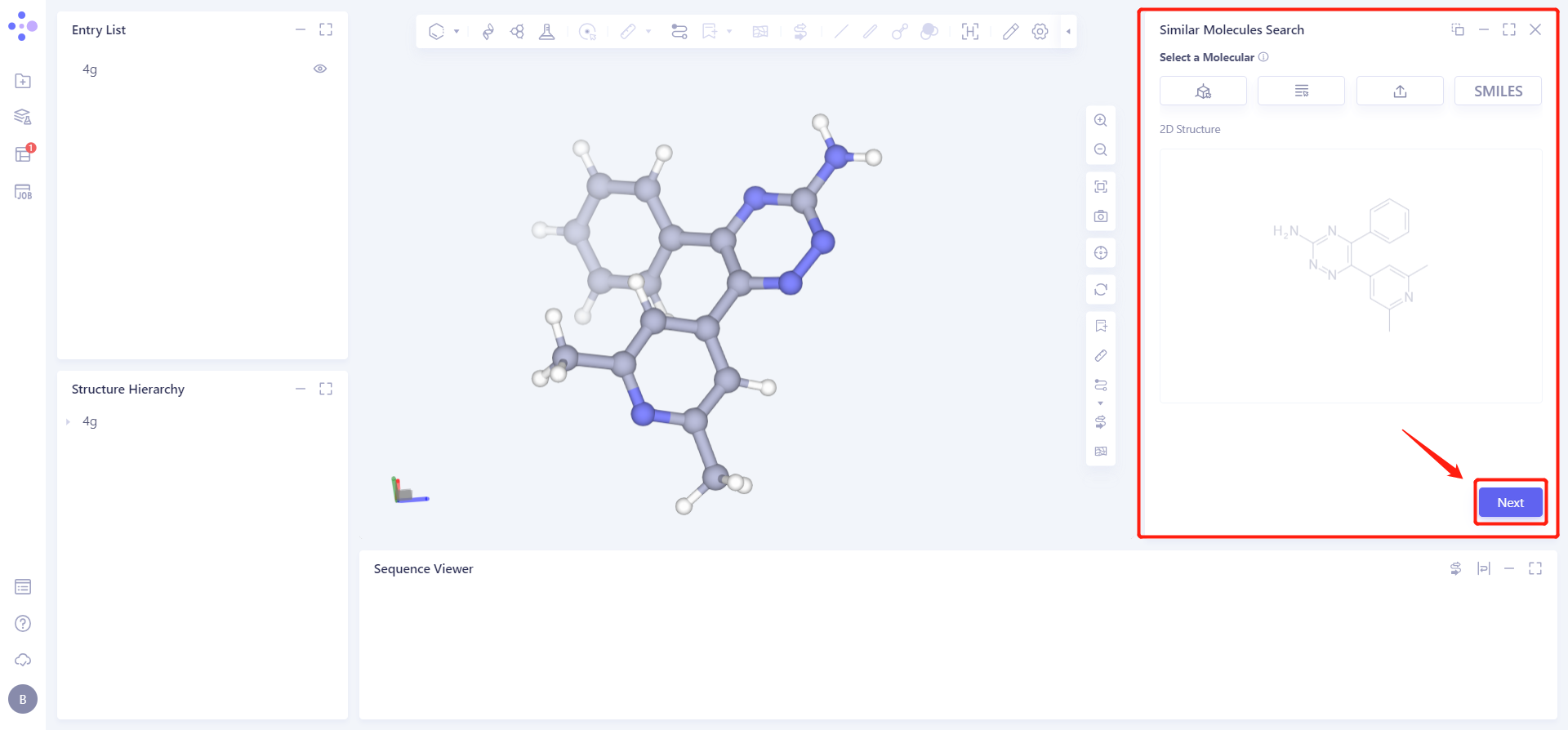Similar Molecules Search | Hermite Docs