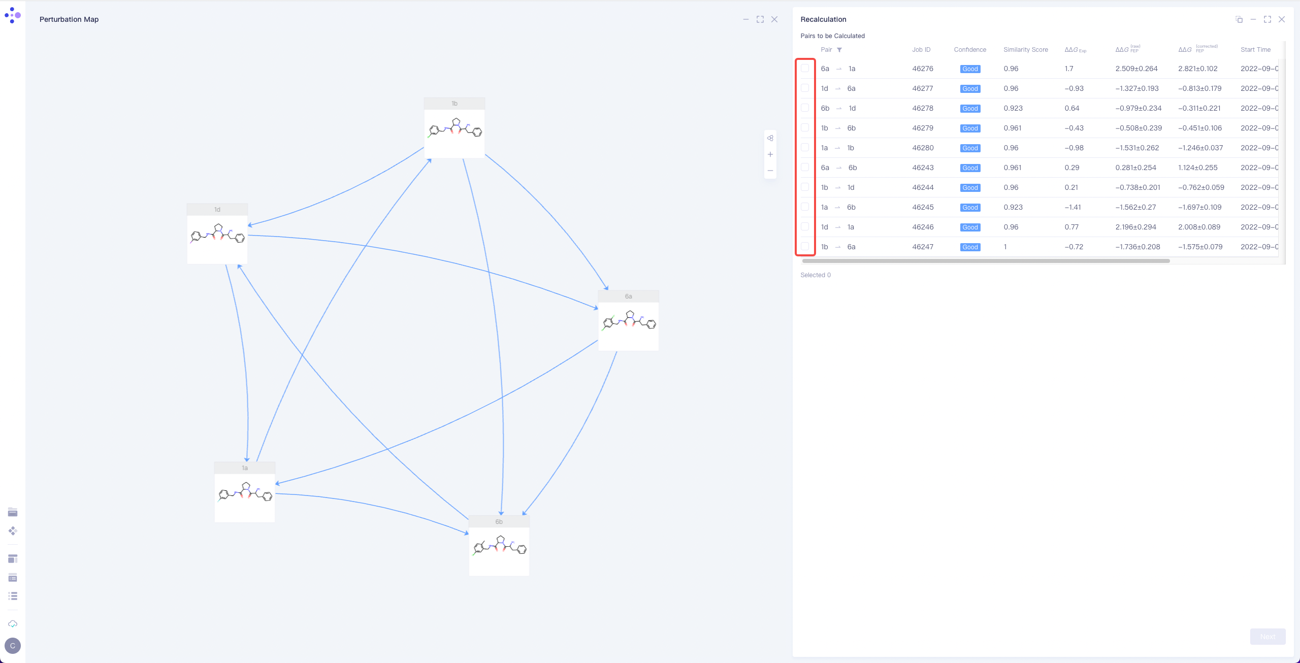 FEP Calculation | Hermite Docs