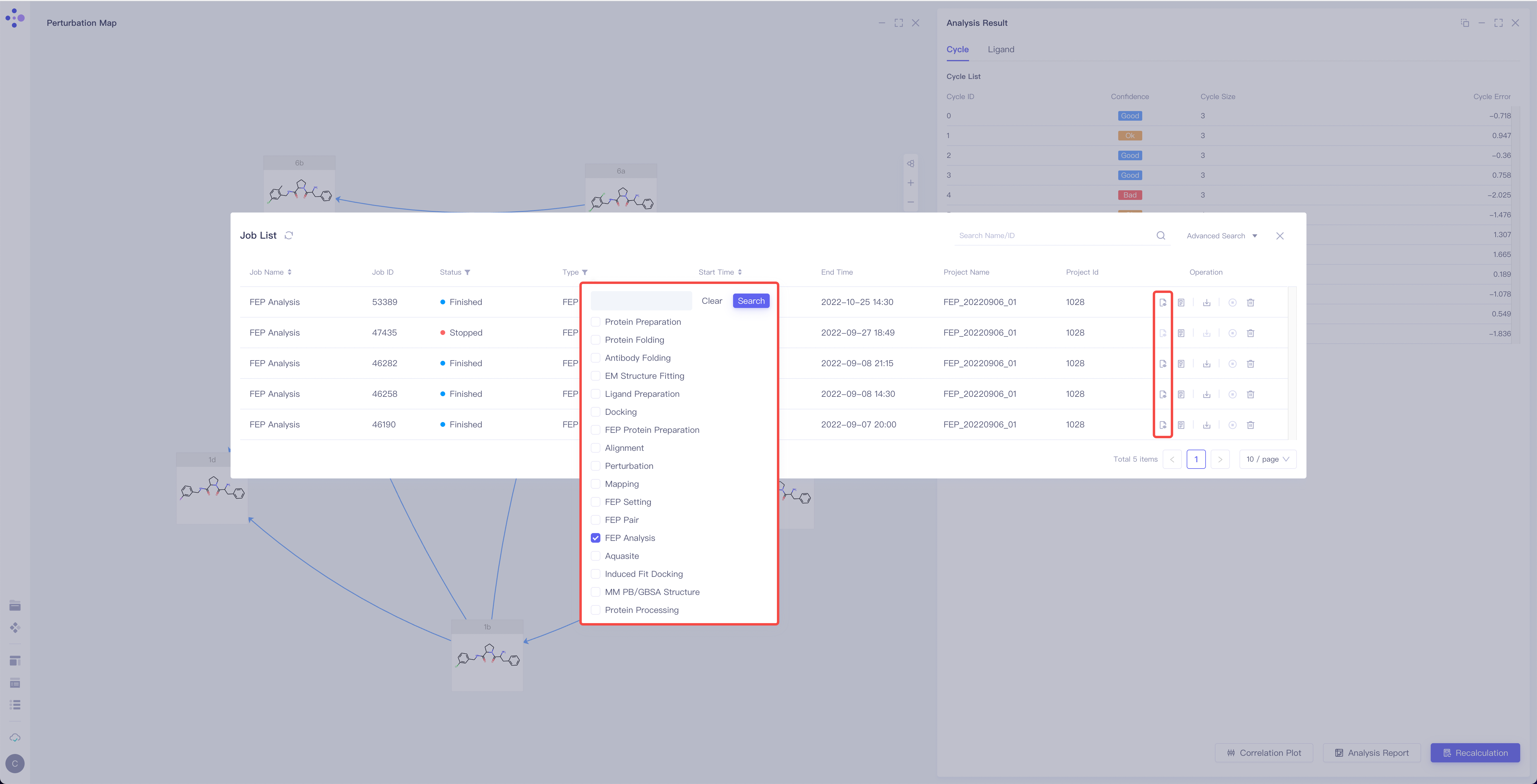 FEP Analysis | Hermite Docs